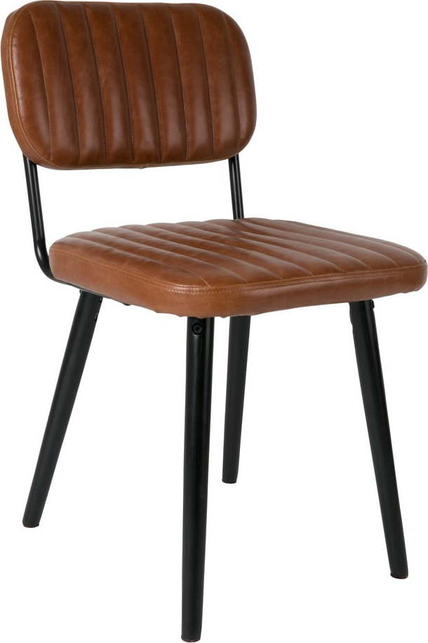 Koňakově hnědá jídelní židle Jake Worn – White Label White Label