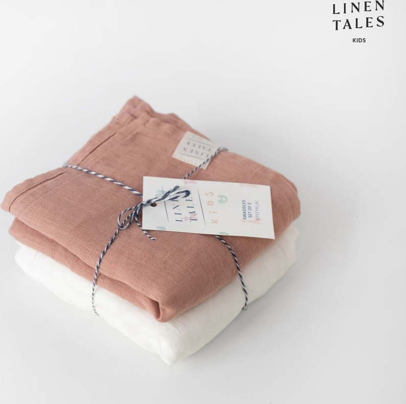 Lněné zavinovací deky v sadě 2 ks – Linen Tales Linen Tales