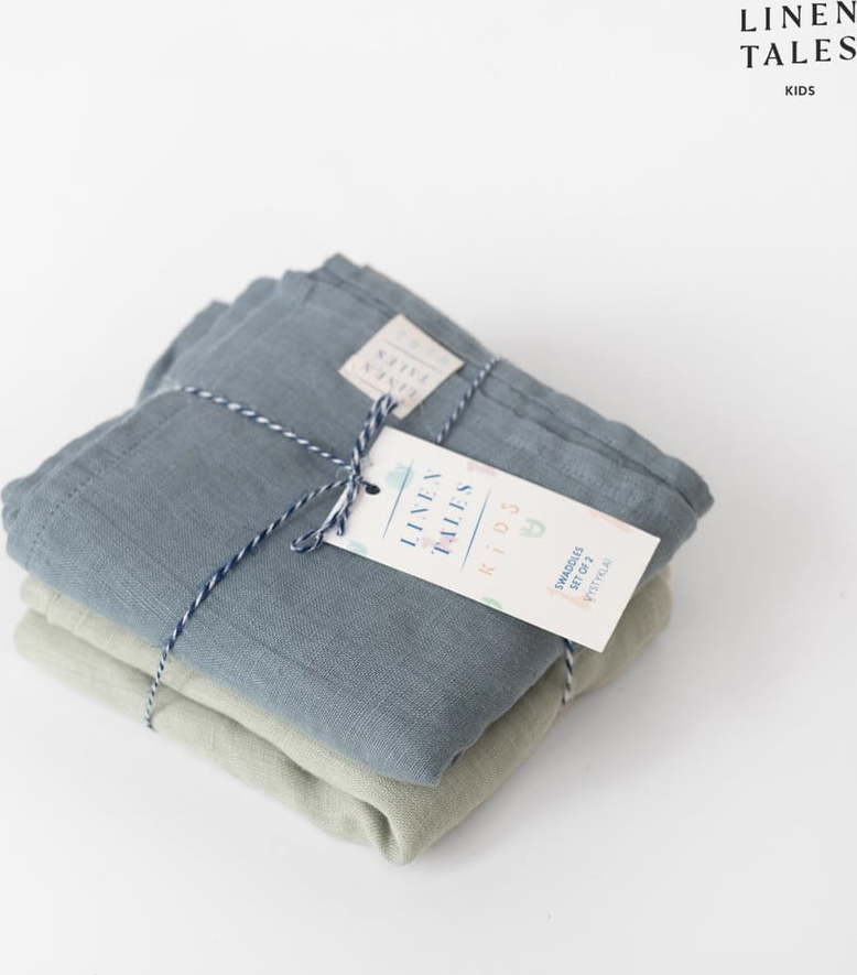 Lněné zavinovací deky v sadě 2 ks – Linen Tales Linen Tales