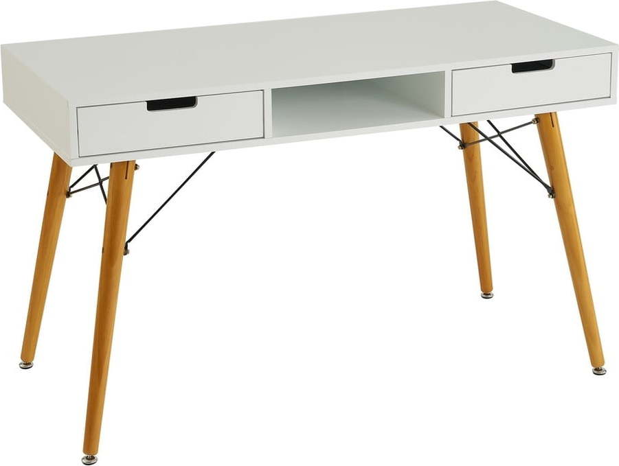 Pracovní stůl s bílou deskou 55x120 cm – Casa Selección Casa Selección