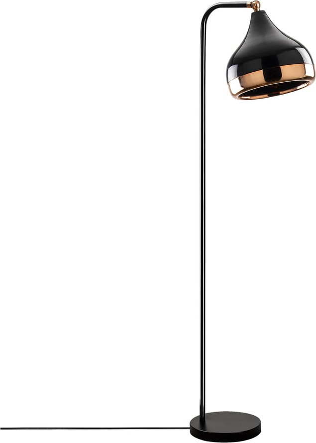 Stojací lampa v černo-měděné barvě Opviq lights Yildo Opviq lights