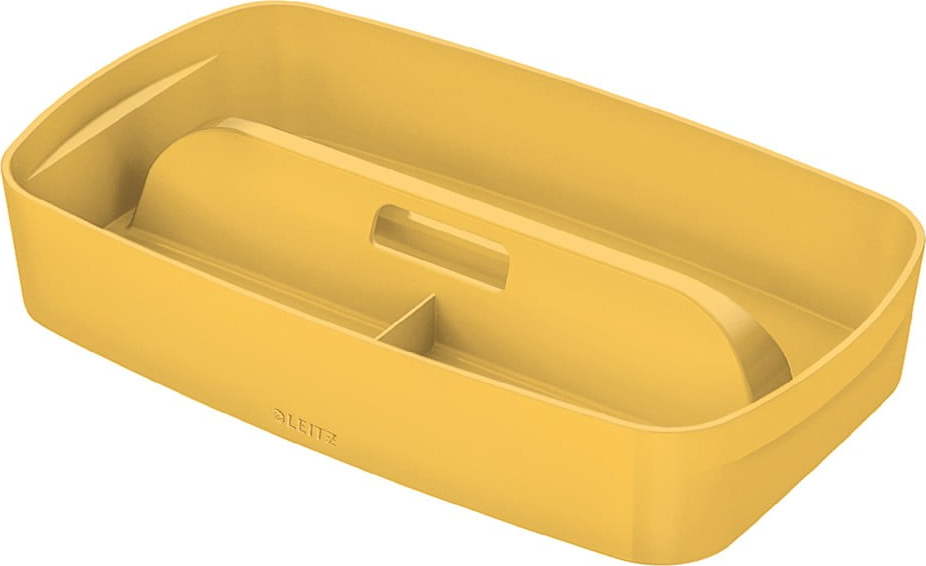Žlutý plastový organizér na psací potřeby/do šuplíku MyBox - Leitz Leitz