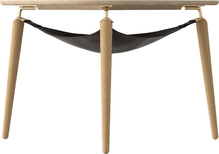 Kulatý konferenční stolek z dubového dřeva v přírodní barvě ø 80 cm Hang Out – UMAGE UMAGE