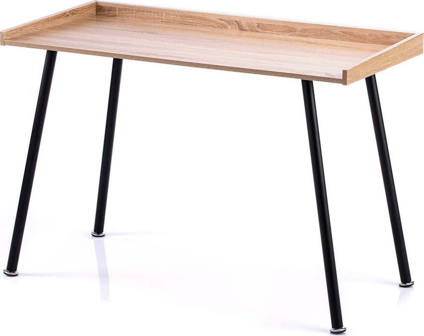 Pracovní stůl s deskou v dubovém dekoru 52x115 cm Missa – Homede HOMEDE