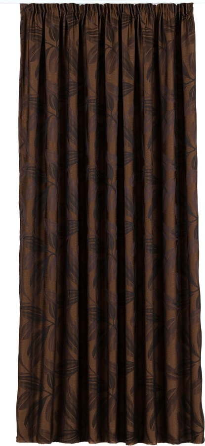 Tmavě hnědý závěs 210x245 cm Nydia – Mendola Fabrics Mendola Fabrics