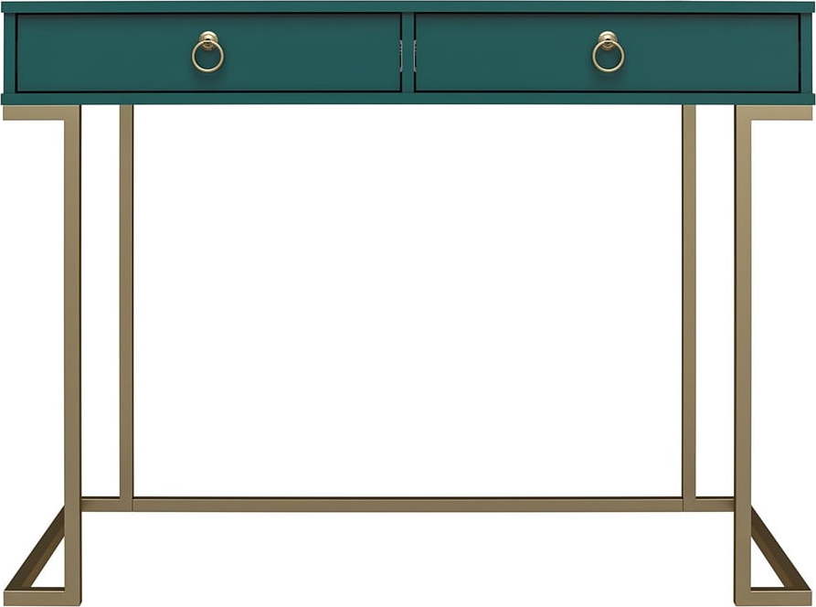 Zelený pracovní stůl CosmoLiving by Cosmopolitan Camila CosmoLiving by Cosmopolitan