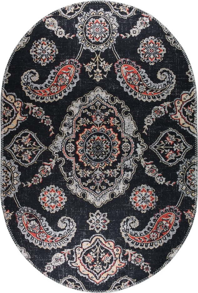 Černý pratelný koberec 120x180 cm – Vitaus Vitaus