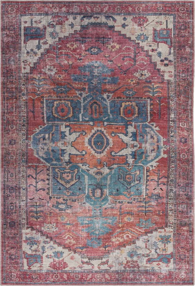 Červený koberec 290x200 cm Kaya - Asiatic Carpets Asiatic Carpets