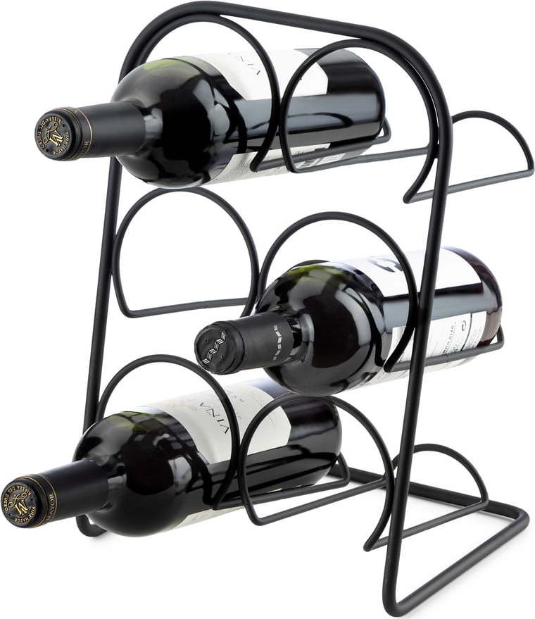 Kovový stojan na víno počet lahví 6 – Compactor Compactor