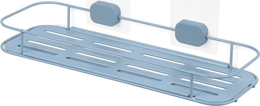 Světle modrá samodržící kovová koupelnová polička Grena – Compactor Compactor