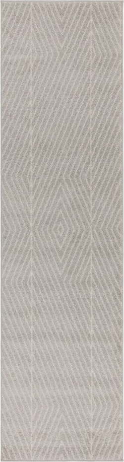 Světle šedý koberec běhoun 66x240 cm Muse – Asiatic Carpets Asiatic Carpets