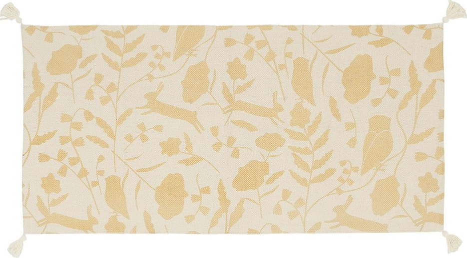 Světle žlutý koberec 60x120 cm Foret – Jardin d'Ulysse Jardin d'Ulysse