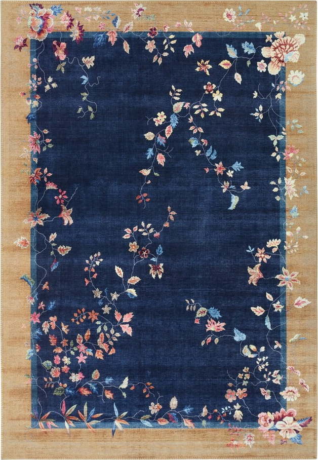 Tmavě modro-béžový koberec 80x150 cm Amira – Hanse Home Hanse Home