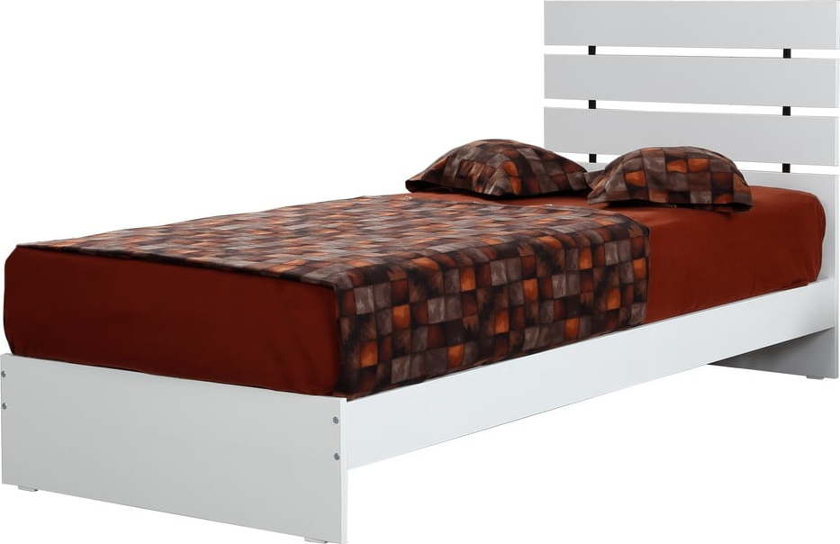Bílá jednolůžková postel 120x200 cm Fuga – Kalune Design Kalune Design