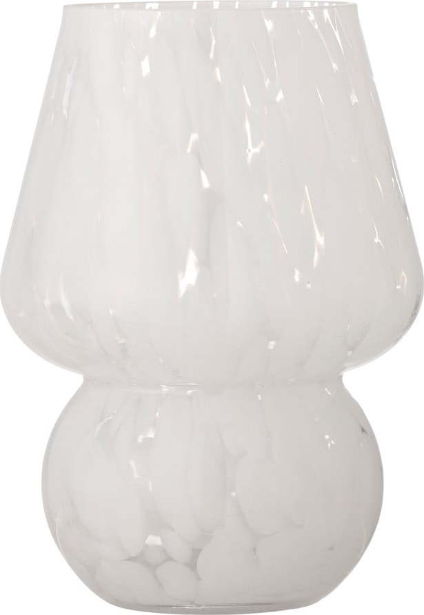 Bílá skleněná váza Halim – Bloomingville Bloomingville