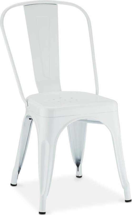 Bílé kovové jídelní židle v sadě 2 ks Korona – Furnhouse Furnhouse