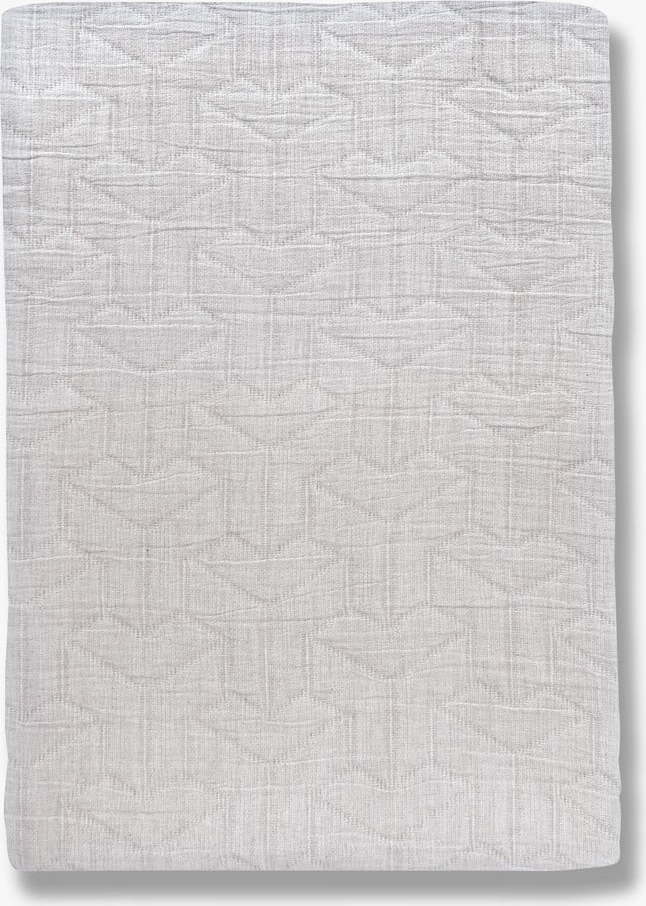 Bílý přehoz z recyklované bavlny na jednolůžko 140x250 cm Trio – Mette Ditmer Denmark Mette Ditmer Denmark