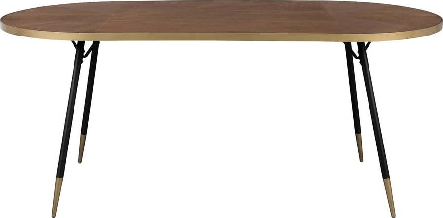 Jídelní stůl s deskou v dekoru jasanového dřeva 90x180 cm Denise – White Label White Label