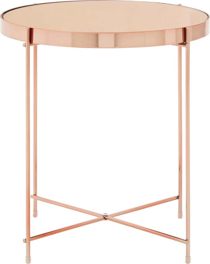 Kulatý odkládací stolek se skleněnou deskou ø 43 cm Allure – Premier Housewares Premier Housewares