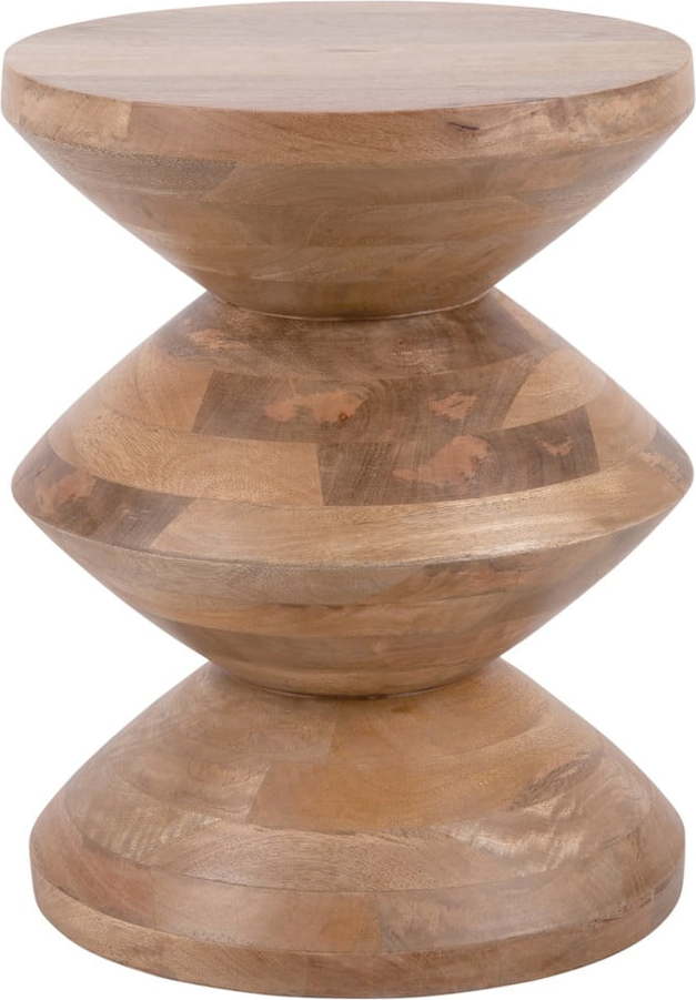 Kulatý odkládací stolek z mangového dřeva ø 35 cm Totem – Leitmotiv Leitmotiv