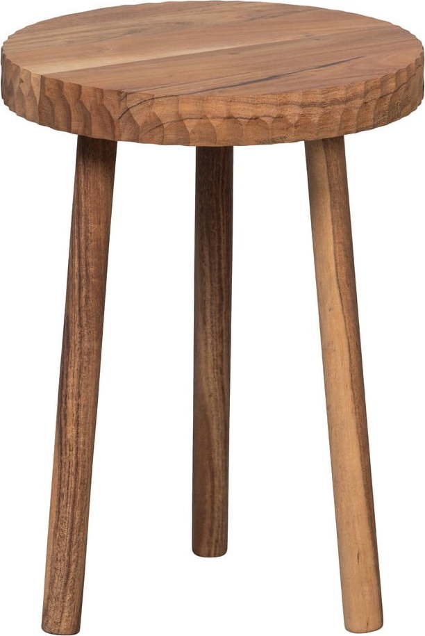 Kulatý odkládací stolek z masivu akácie ø 32 cm Manzi – WOOOD WOOOD