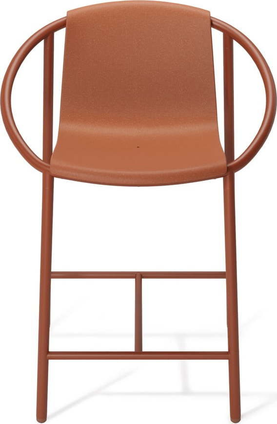 Plastová barová židle v cihlové barvě 90 cm Ringo – Umbra Umbra