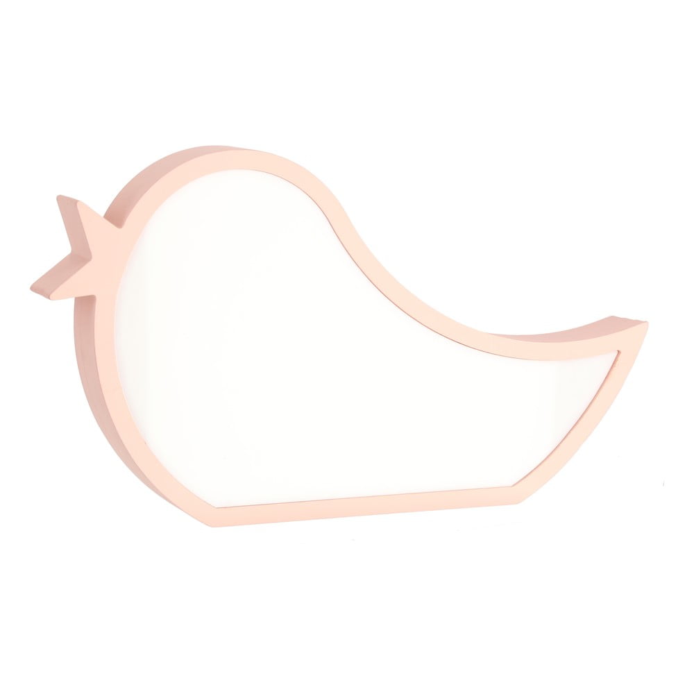 Růžová dětská lampička Bird – Candellux Lighting Candellux Lighting