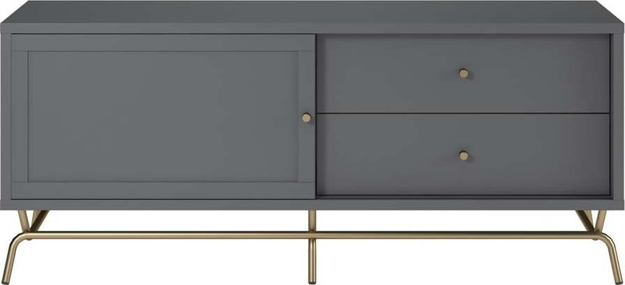 Šedý TV stolek 150x62 cm Madison - Støraa Støraa