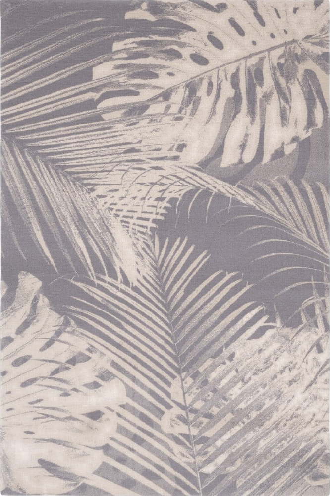 Šedý vlněný koberec 160x240 cm Monstera – Agnella Agnella