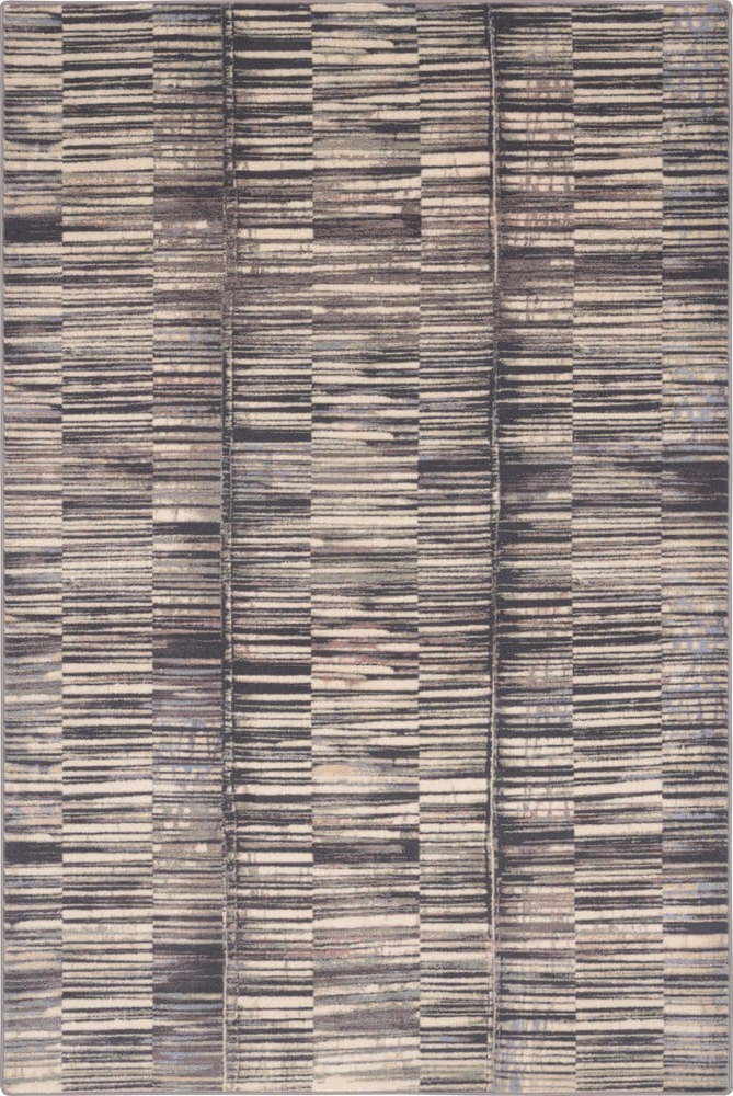 Šedý vlněný koberec 200x300 cm Grids – Agnella Agnella
