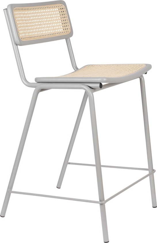 Světle šedé/v přírodní barvě barové židle v sadě 2 ks 93