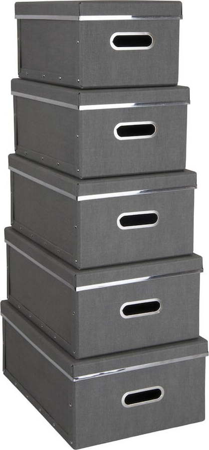 Úložné boxy s víkem v sadě 5 ks Joachim – Bigso Box of Sweden Bigso Box of Sweden