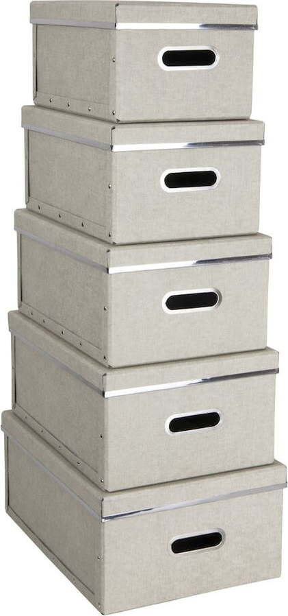 Úložné boxy s víkem v sadě 5 ks Joachim – Bigso Box of Sweden Bigso Box of Sweden