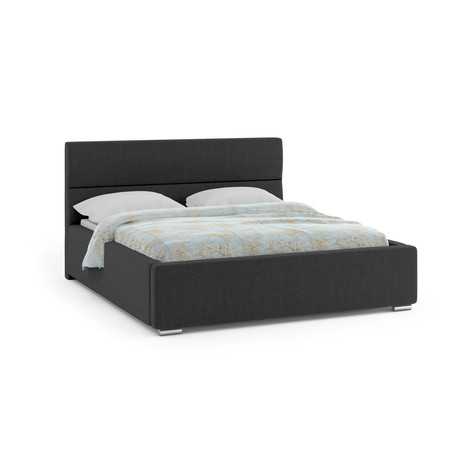 Čalouněná postel NEVADA 140x200 cm Černá KOLA