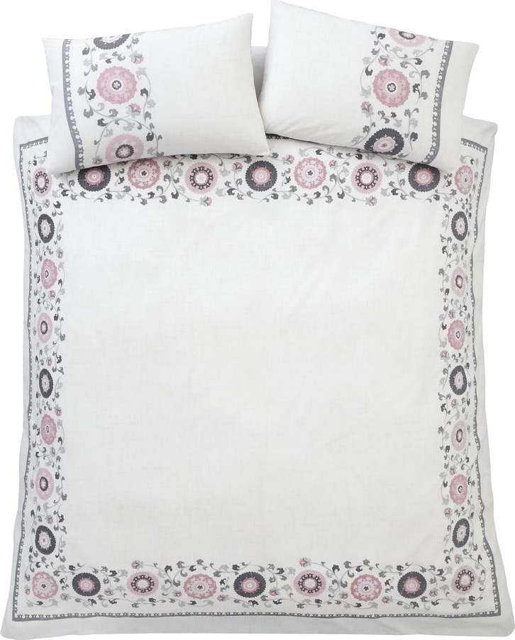 Bílé bavlněné povlečení 200x200 cm Hana - Pineapple Elephant Pineapple Elephant