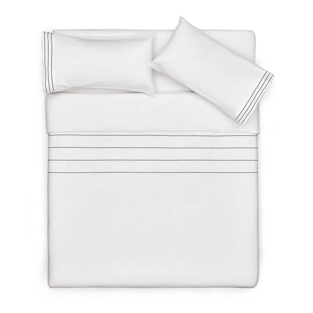 Bílé prodloužené povlečení na dvoulůžko z bavlněného perkálu 240x260 cm Cintia – Kave Home Kave Home