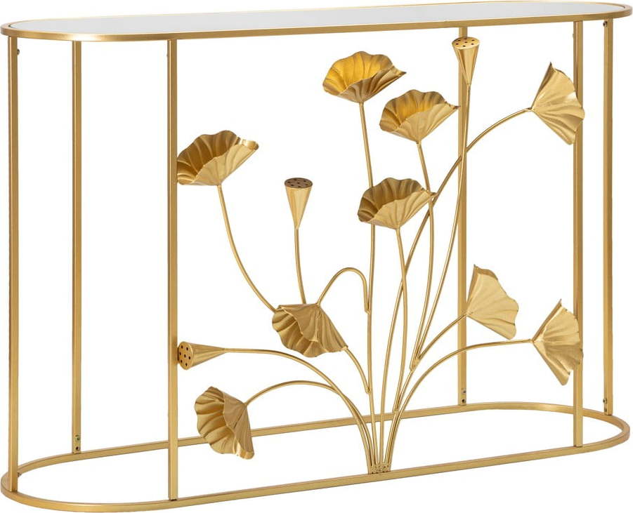 Konzolový stolek ve zlaté barvě 40x120 cm Flow – Mauro Ferretti Mauro Ferretti