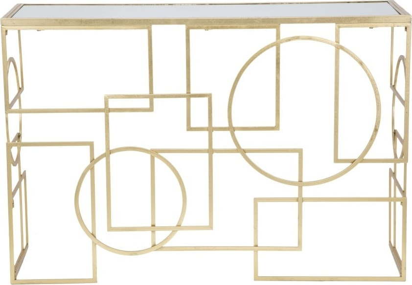 Konzolový stolek ve zlaté barvě 41x120 cm Marie – Mauro Ferretti Mauro Ferretti