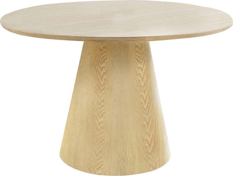 Kulatý jídelní stůl s deskou v dekoru jasanového dřeva ø 120 cm Bolton – House Nordic House Nordic