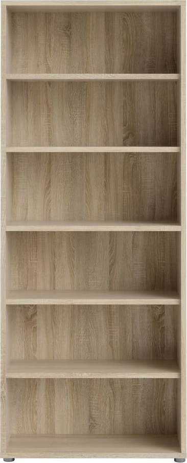 Modulární knihovna v dekoru dubu v přírodní barvě 89x222 cm Prima – Tvilum Tvilum