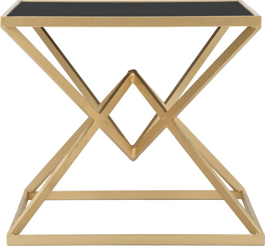 Noční stolek v černo-zlaté barvě Piramid – Mauro Ferretti Mauro Ferretti