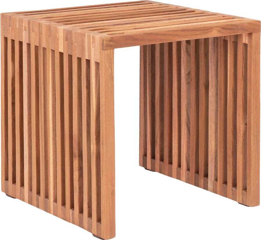 Odkládací stolek z teakového dřeva 40x40 cm Pego – House Nordic House Nordic