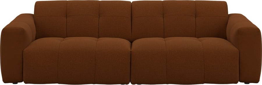 Pohovka v cihlové barvě 250 cm Chess – Furninova Furninova