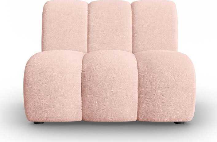 Růžový modul pohovky Lupine – Micadoni Home Micadoni Home