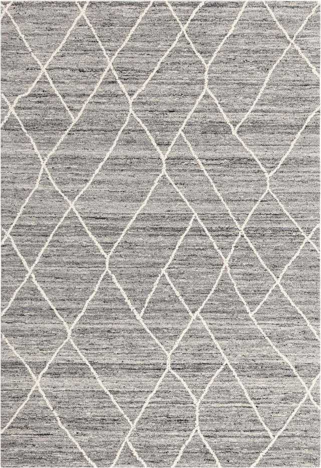 Šedý vlněný koberec 200x290 cm Noah – Asiatic Carpets Asiatic Carpets