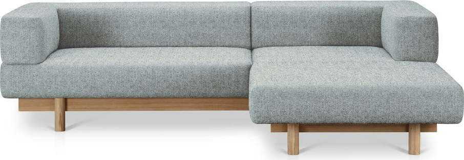 Světle modrá pohovka 260 cm Alchemist – EMKO Emko