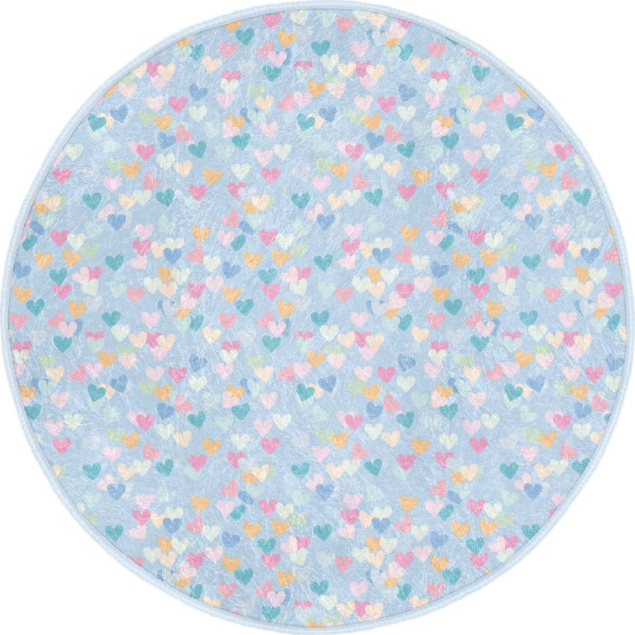Světle modrý dětský koberec ø 80 cm Comfort – Mila Home Mila Home