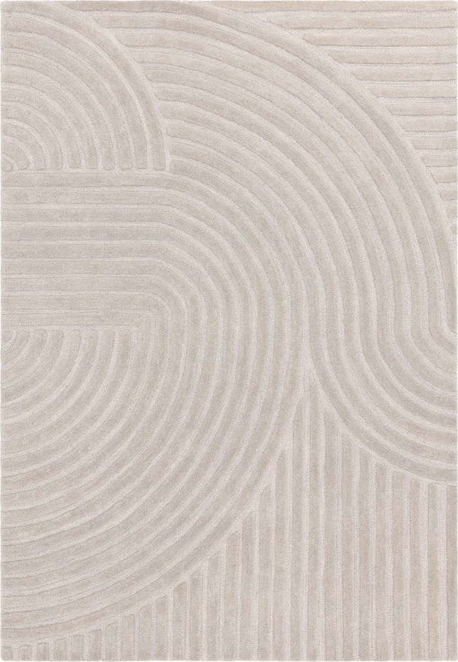 Světle šedý vlněný koberec 120x170 cm Hague – Asiatic Carpets Asiatic Carpets