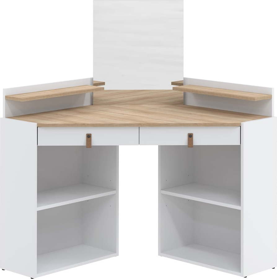 Toaletní stolek s deskou v dekoru dubu 90x90 cm Gloss – TemaHome TemaHome