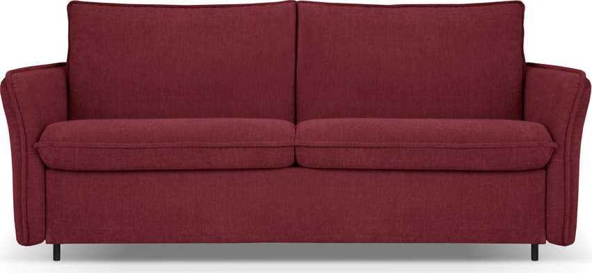 Vínová rozkládací pohovka 166 cm Dalida – Micadoni Home Micadoni Home